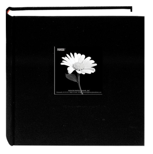 0023602618053 - PIONEER FABRIC FRAME COVER BLACK BI-DIRECTIONAL MEMO ALBUMS (PACK OF 2)