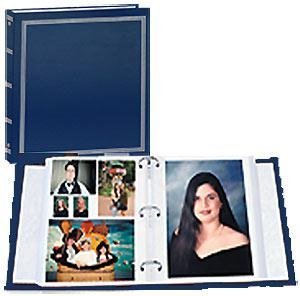 0023602622937 - BROOKFIELD EZ-STICK BLUE MAGNETIC PAGE 3-RING PHOTO AND SCRAPBOOK ALBUM - 5X7