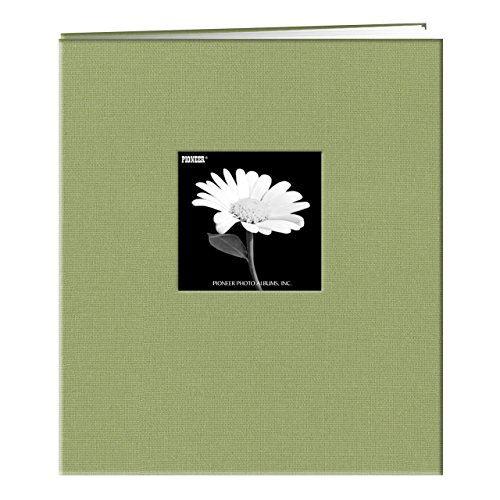 0023602626959 - PIONEER 8 1/2 INCH BY 11 INCH POSTBOUND FRAME COVER MEMORY BOOK, SAGE GREEN