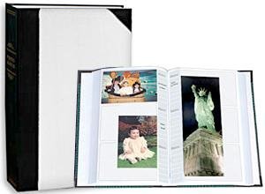 0023602631373 - PIONEER PHOTO ALBUMS JBT46-WHA LEDGER LE MEMO ALBUM 4X6 3-UP 300 PHOTO WHITE ALTERNATE