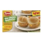 0023700028327 - MINI CHICKEN SANDWICHES WITH CHEDDAR CHEESE