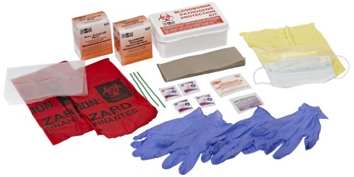 2372675296049 - PAC-KIT 3060 27 PIECE SMALL INDUSTRIAL BLOOD BORNE PATHOGENS PROTECTION KIT, 4-1/2 LENGTH X 7-1/2 WIDTH X 2-3/4 HEIGHT