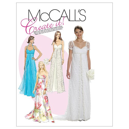 0023795547925 - MCCALL'S PATTERNS M6030 MISSES' LINED DRESSES, SIZE A5 (6-8-10-12-14)