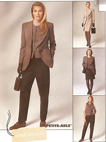0023795853835 - MCCALL'S SEWING PATTERN 8538 MISSES' LINED JACKET, VEST, PANTS & SKIRT, SIZE 10