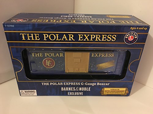 0023922117601 - LIONEL THE POLAR EXPRESS G-GAUGE BOXCAR - EXCLUSIVE 30TH ANNIVERSARY EDITION