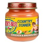 0023923512733 - EARTH'S BEST ORGANIC COUNTRY DINNER 2ND CHICKEN BROWN RICE JARS
