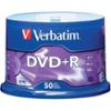 0023942950370 - VERBATIM AZO DVD+R 4.7GB 16X WITH BRANDED SURFACE - 50PK SPINDLE - 2 HOUR MAXIMUM RECORDING TIME