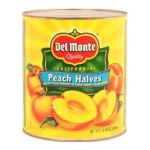 0024000116868 - PEACH HALVES FROM CALIFORNIA YELLOW CLING IN LIGHT SYRUP 35 CAN