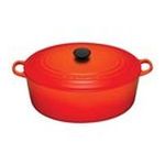 0024147211389 - ENAMELED CASTANHA IRON 5-QT. OVAL DUTCH OVEN - COLOR: FLAME