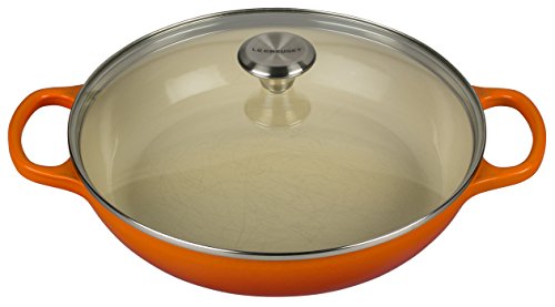 0024147272960 - LE CREUSET BUFFET CASSEROLE WITH GLASS LID, FLAME