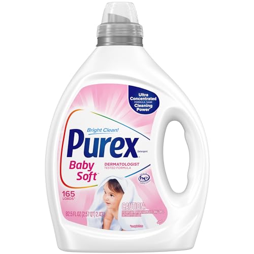 0024200053246 - PUREX LIQUID LAUNDRY DETERGENT, ULTRA CONCENTRATED, BABY, 82.5 OUNCE, 165 LOADS