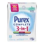 0024200999230 - COMPLETE 3-IN-1 LAUNDRY SHEETS PURE AND CLEAN 22 SHEETS