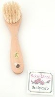 0024208002208 - NEW ENGLAND/EARTHLINE - FACE BRUSH NATURAL BRISTLE WOOD HAND - SKINCARE & SPA PRODUCTS