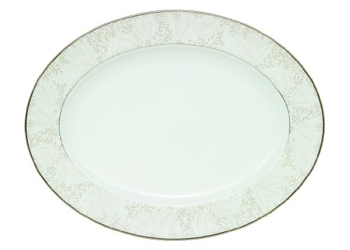 0024258366213 - WATERFORD BASSANO OVAL PLATTER, 15-1/4-INCH