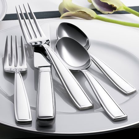 0024258484986 - WATERFORD GLENRIDGE 18/10 STAINLESS STEEL 65-PIECE SET, SERVICE FOR 12