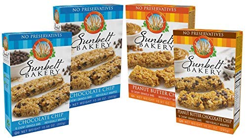 0024300781063 - SUNBELT BAKERY CHEWY GRANOLA BARS, 3 FLAVOR VARIETY PACK, NO PRESERVATIVES (40 BARS)
