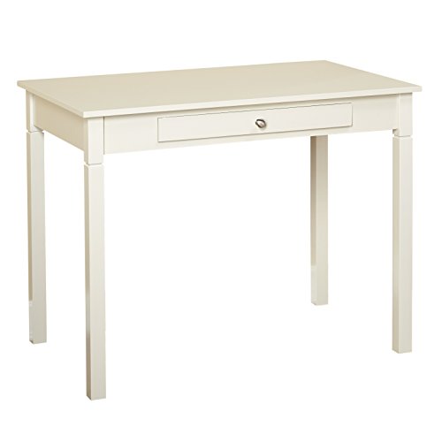 0024319788084 - TARGET MARKETING SYSTEMS 78807AWH LEO DESK IN ANTIQUE WHITE, BLACK OR GRAY