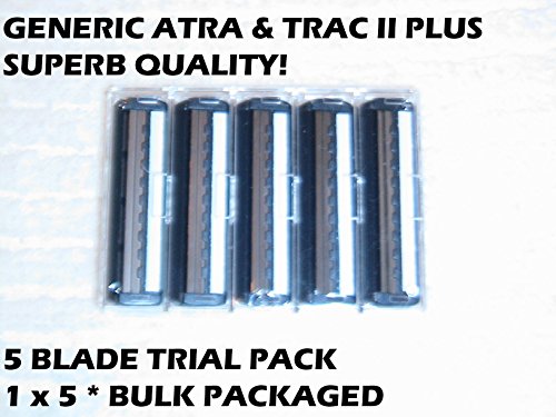 0024500080133 - GENERIC ATRA & TRAC II PLUS - 5 BLADE TRIAL PACK