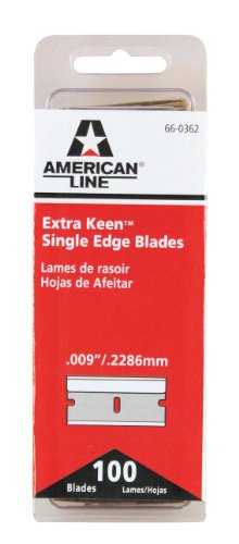 0024500663626 - AMERICAN SAFETY RAZOR 66-0362 EXTRA KEEN SINGLE EDGE RAZOR BLADES, 100-PACK