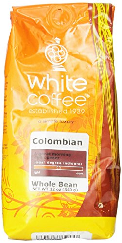 0024515066832 - WHITE COFFEE COLOMBIAN (WHOLE BEAN), 12 OUNCE