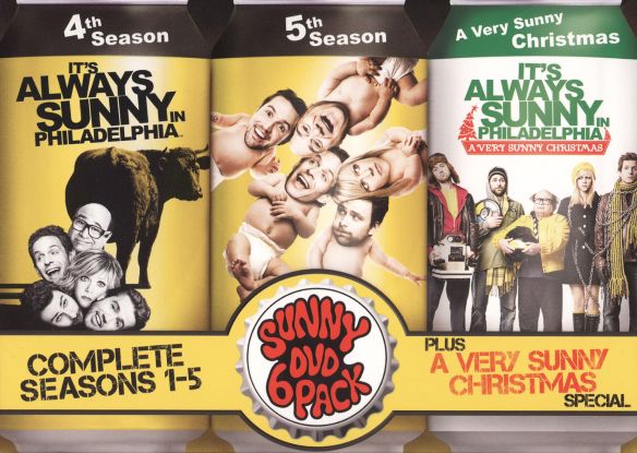 0024543713548 - IT'S ALWAYS SUNNY IN PHILADELPHIA: COMPLETE SEASONS 1-5 + A VERY SUNNY CHRISTMAS SPECIAL