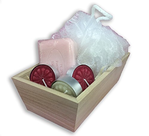 0024606011376 - WOMEN'S BATH SPA GIFT SET, PRE DE PROVENCE SHEA BUTTER SOAPS (PEONY)