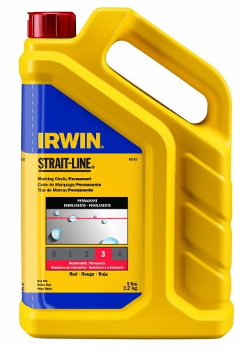 0024721500212 - IRWIN STRAIT-LINE 5-POUND RED MARKING CHALK REFILL