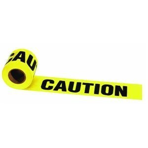 0024721710246 - IRWIN TOOLS STRAIT-LINE 66231 BARRIER TAPE ROLL, CAUTION, 3-INCH BY 1000-FOOT