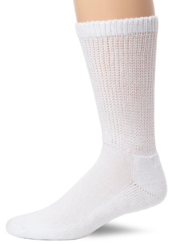 0024841314003 - DR. SCHOLL'S MEN'S DIABETES AND CIRCULATORY 2 PACK SOCK, WHITE, FITS SHOE 13-15