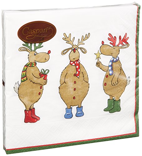 0025096817042 - ENTERTAINING WITH CASPARI LUNCHEON NAPKINS, CHRISTMAS CHEER, PACK OF 20