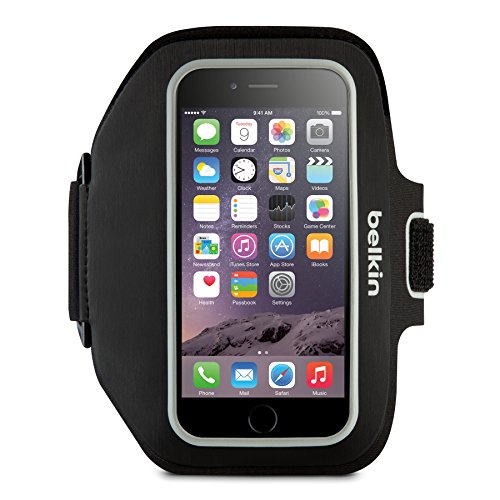 0251340068650 - BELKIN SPORT-FIT PLUS ARMBAND FOR IPHONE 6 / 6S (BLACK / OVERCAST)
