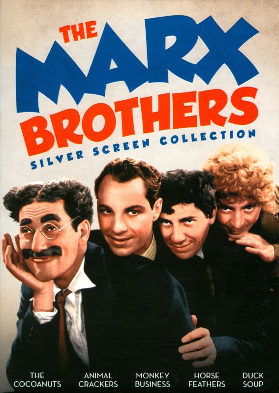 0025192175831 - THE MARX BROTHERS SILVER SCREEN COLLECTION (THE COCOANUTS / ANIMAL CRACKERS / MONKEY BUSINESS / HORSE FEATHERS / DUCK SOUP)