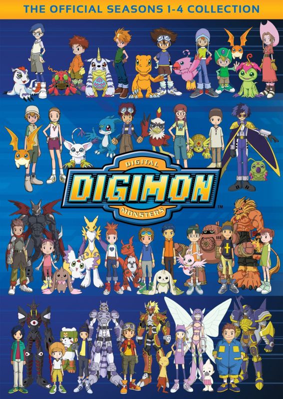 0025192206511 - DIGIMON: THE OFFICIAL SEASONS 1-4 COLLECTION