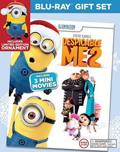 0025192249235 - DESPICABLE ME 2 LIMITED EDITION ORNAMENT GIFT SET (BLU-RAY + DVD + DIGITAL HD)