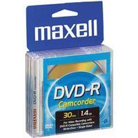 0025215669583 - MAXELL 8CM CAMCORDER DVD-R, 10-PACK (PACKAGING MAY VARY)