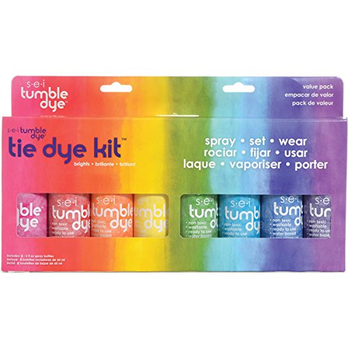 0025291620072 - SEI TUMBLE DYE CRAFT AND FABRIC SPRAY, 2-OUNCE, MIXED COLORS, 8 PER PACKAGE