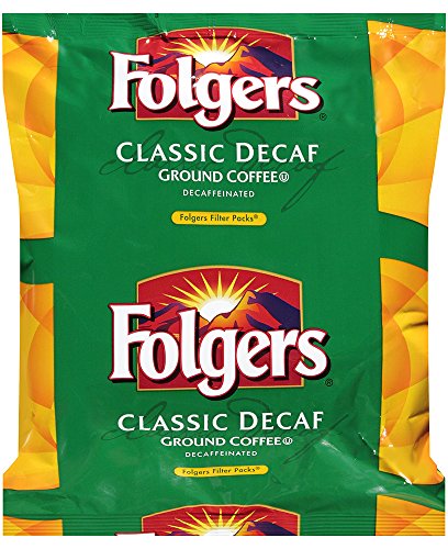 0025500061221 - FOLGERS CLASSIC DECAF GROUND COFFEE, 0.9 OUNCE (PACK OF 40)