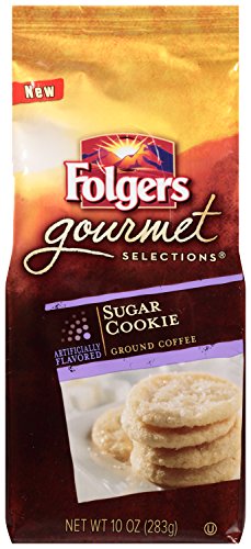 0025500201733 - FOLGERS GOURMET SELECTIONS SUGAR COOKIE FLAVORED COFFEE, 10 OUNCE