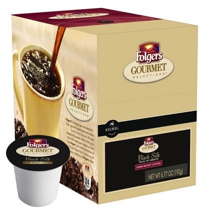 0025500205823 - FOLGERS GOURMET SELECTIONS BLACK SILK COFFEE 48 CUPS