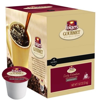 0025500205915 - FOLGERS GOURMET SELECTIONS LIVELY COLOMBIAN COFFEE K-CUPS
