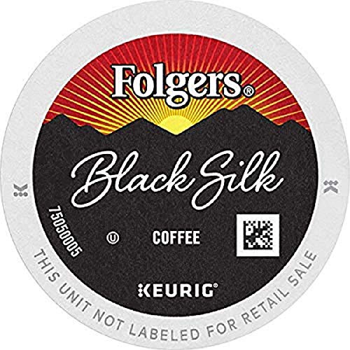 0025500206554 - FOLGERS BLACK SILK COFFEE, DARK ROAST, K CUP PODS FOR KEURIG COFFEE MAKERS, 32COUNT