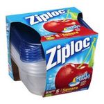 0025700108788 - ZIPLOC CONTAINER, SMALL SQUARE, 5-COUNT (PACK OF 6)