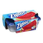 0025700108856 - ZIPLOC CONTAINER, LARGE RECTANGLE, 2-COUNT(PACK OF 2)