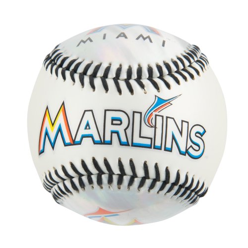 0025725000609 - FRANKLIN SPORTS MLB MIAMI MARLINS TEAM SOFTSTRIKE BASEBALL