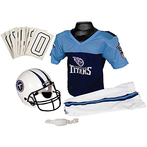 0025725289813 - FRANKLIN SPORTS NFL TENNESSEE TITANS DELUXE YOUTH UNIFORM SET, SMALL
