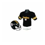 0025725330898 - NFL PITTSBURGH STEELERS HELMET AND JERSEY SET # 15720F26