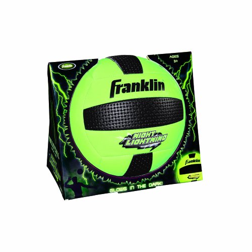 0025725332410 - FRANKLIN SPORTS NIGHT LIGHTNING VOLLEYBALL (OFFICIAL SIZE)
