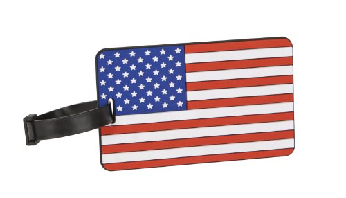 0025732018659 - TRAVELON AMERICAN FLAG LUGGAGE TAG ONE-COLOR, ONE-COLOR, ONE SIZE
