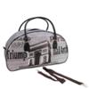 0257554255428 - 20 VINTAGE-STYLE PARIS ARC DE TRIOMPHE FRENCH THEME TRAVEL BAG WITH HANDLES AND SHOULDER STRAP