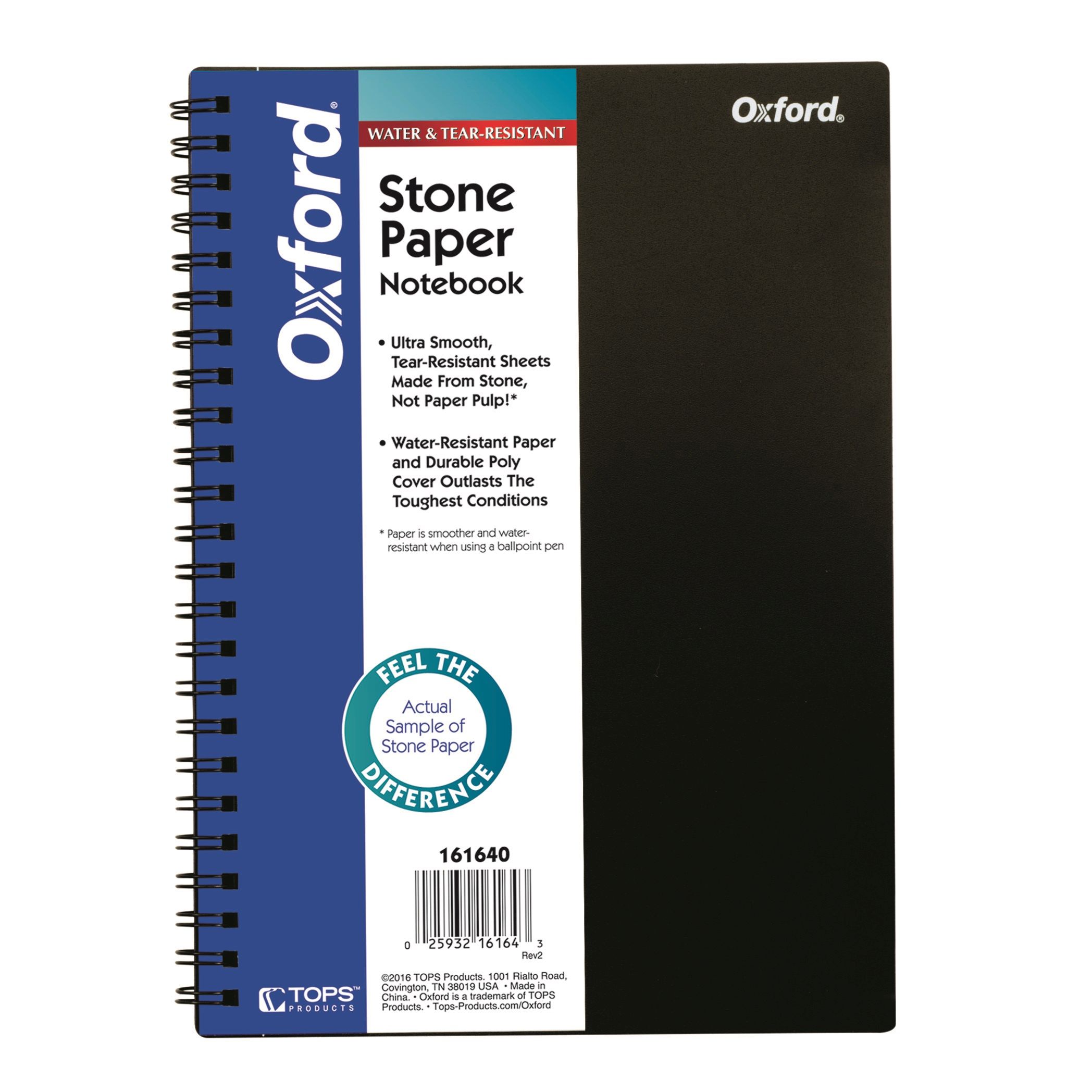 0025932161643 - &#8482; STONE PAPER NOTEBOOK, 8-3/8 X 6, 60 SHEETS